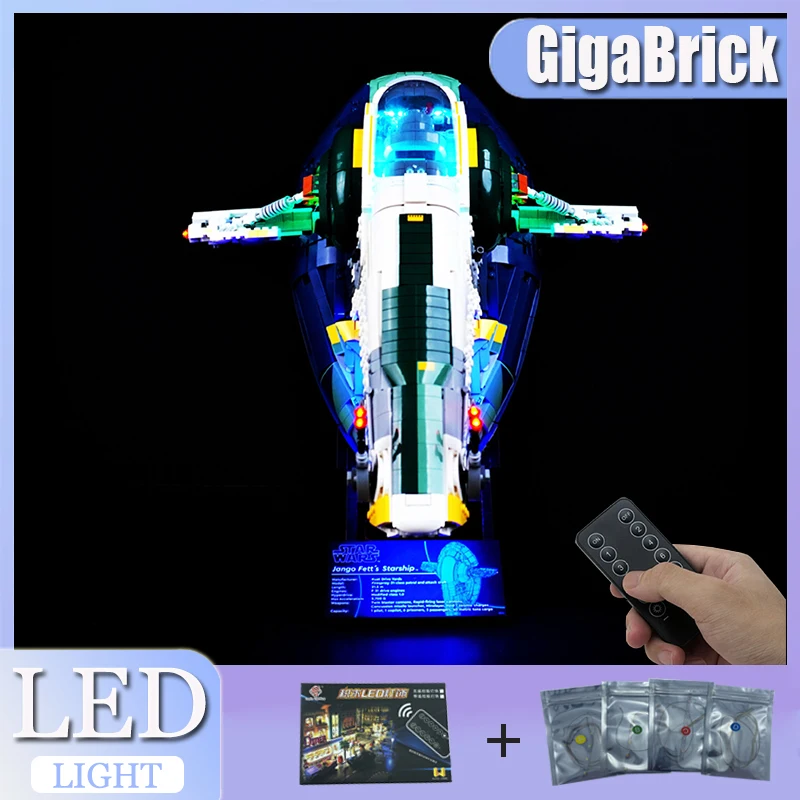 

DIY RC LED Light Kit For LEGO 75409 Interstellar spaceship (Only LED Light,Without Blocks Model)