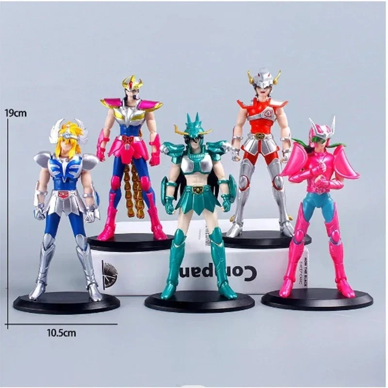 20cm Anime Saint Seiya Knights Of The Zodiac Hagen Ennestu Shiryu Pvc Action Figure Model Toys Dolls Gifts Birthday Present