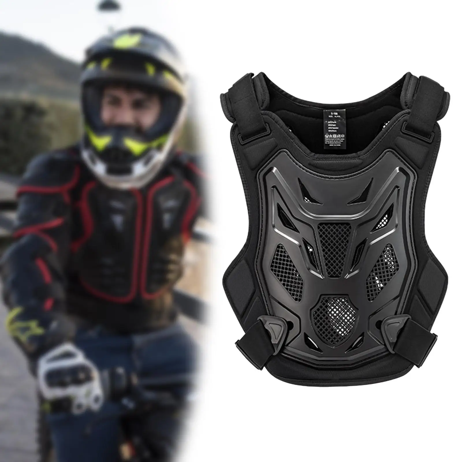 Motocross Chest Protector Professional Adjustable Motocross Equipment Comfortable for Motorcycle Road Bike Cycling Men Women