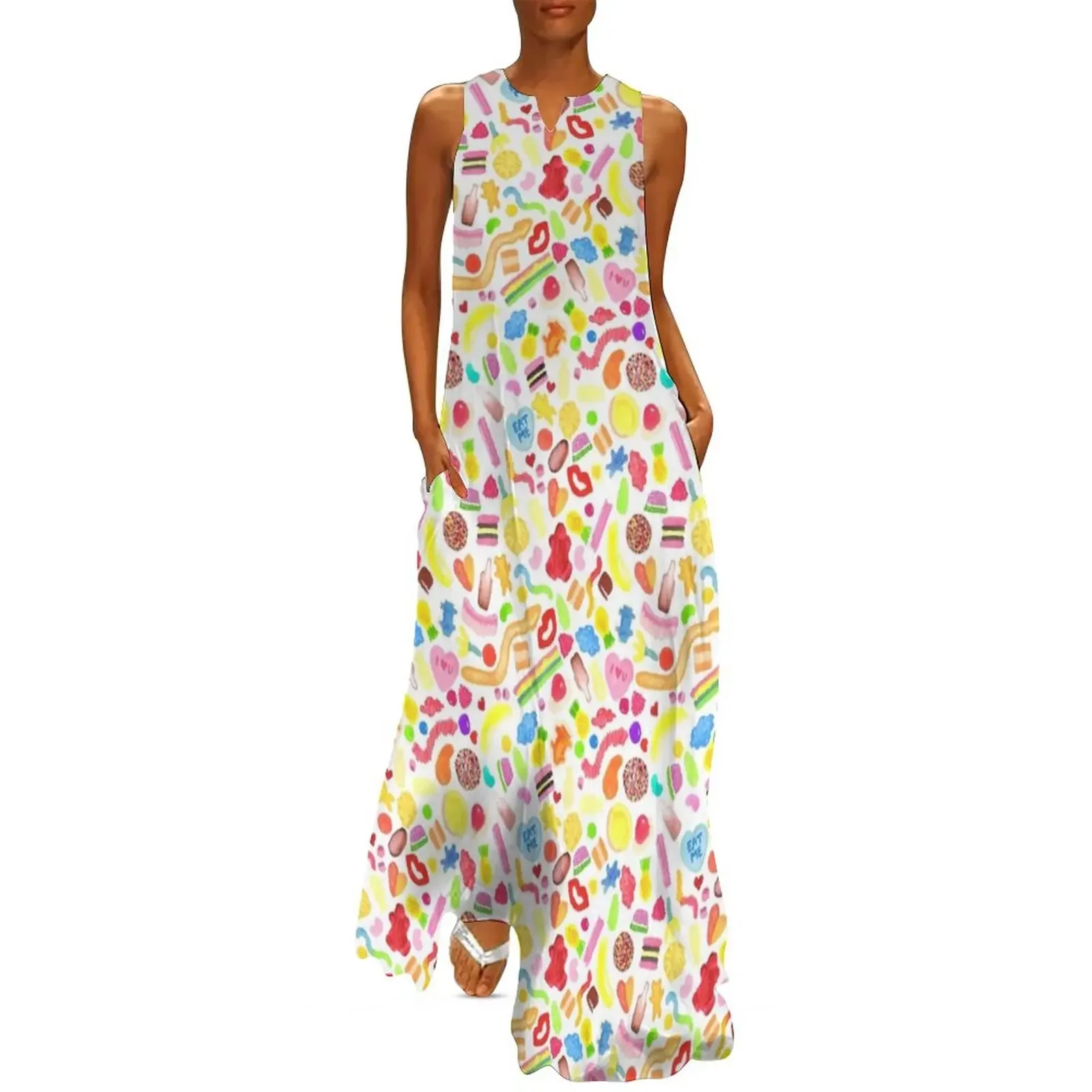 

Mixed Lollies Long Dress beach dresses dress for women party dresses women Dress