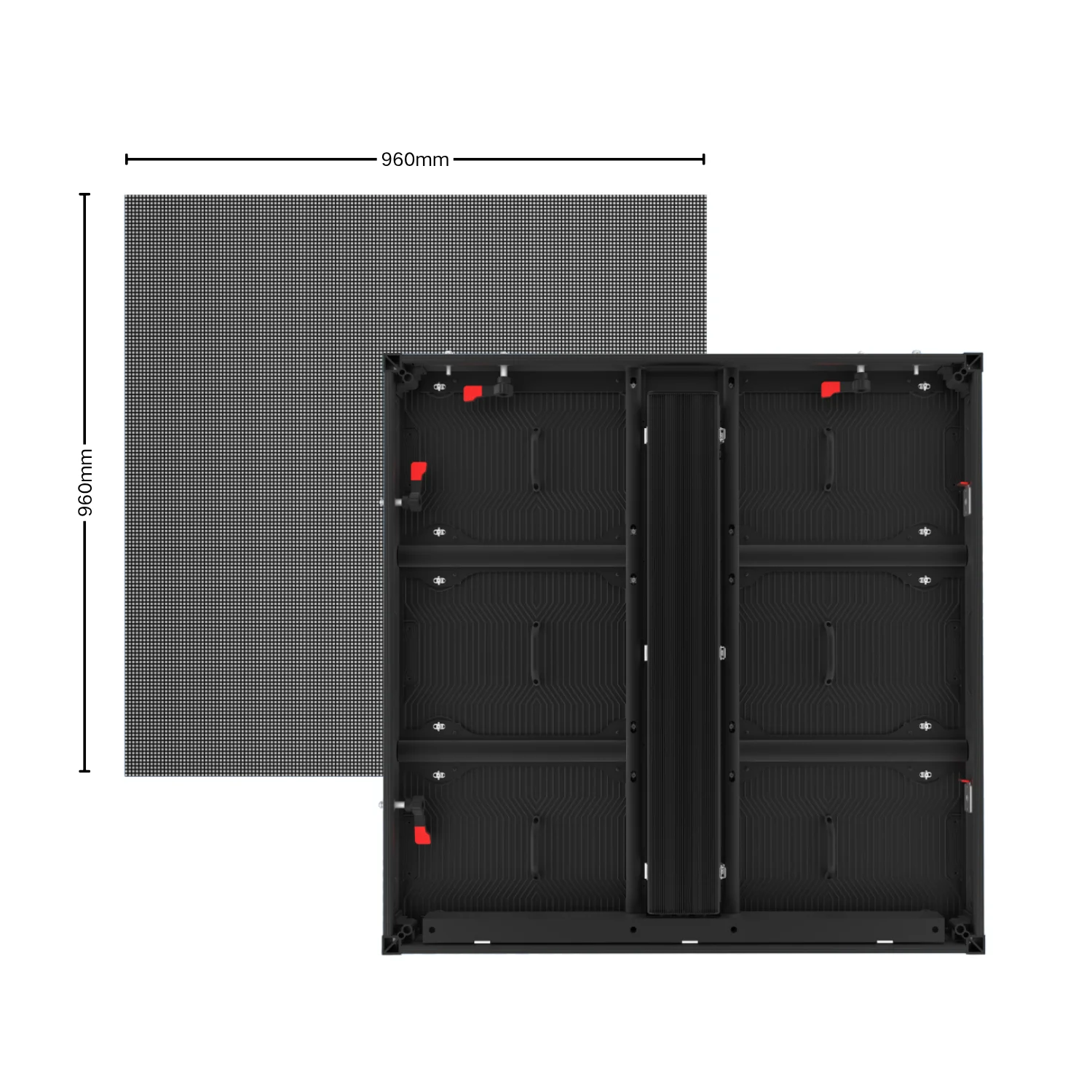 Custom Outdoor P4 Full-Color LED Screen 960x960mm Aluminum Cabinet  High Refresh Rate for Live Broadcasts
