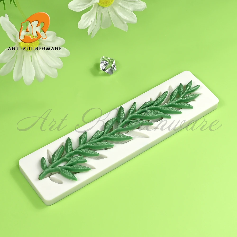 Flower Vine Silicone Mold Grass Leaves Cake Baking Decoration Chocolate Mold Pudding Starfish Silicone Mold