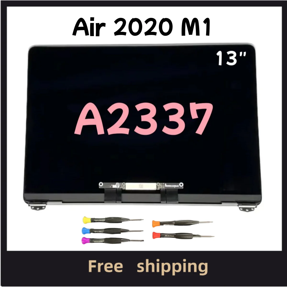 

Grey Silver Gold Full tested A2337 Display LCD Screen for Macbook Air M1 13 inch Full Assembly Replacement EMC 3598 2020 Year