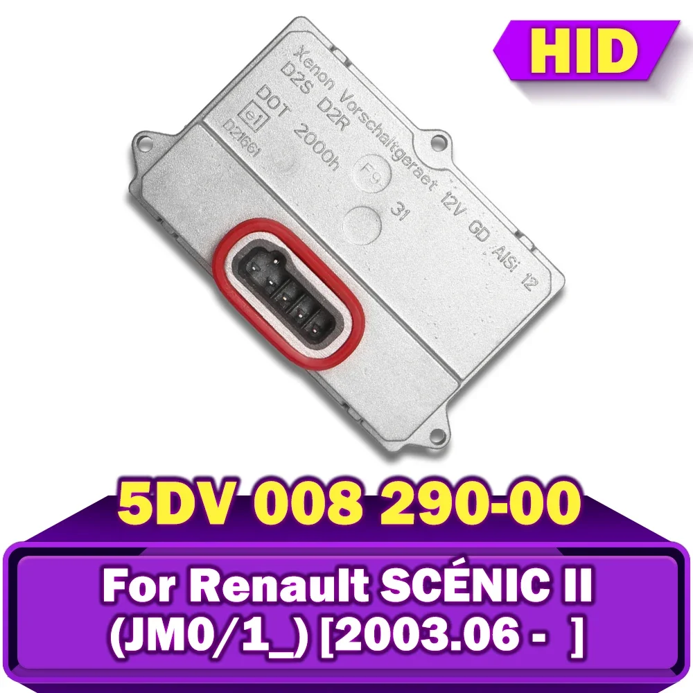 5DV 008 290-00 5DV008290-00 Car Xenon HID Ballast 5DV008290 For Renault SCÉNIC II (JM0/1_) 2004 2005 2006-2023 Igniter D2S Block