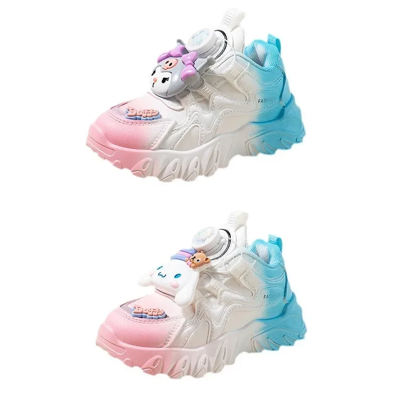 Cinnamoroll Anime Hello Kitty Kawaii Sanrio Casual Shoes Cute Cartoon  Kuromi Children Sports Sneakers Gifts for Girls