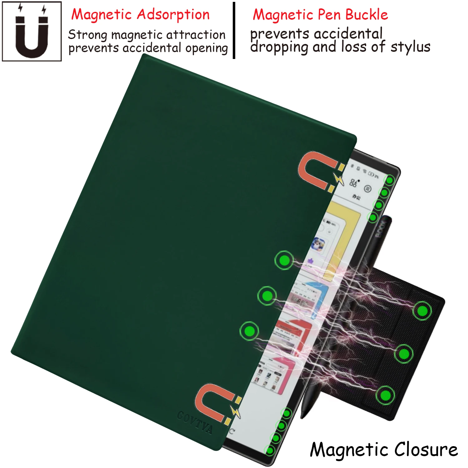 Magnetic Case for Onyx Boox Tab X C 13.3 Ultra-Thin Lightweight