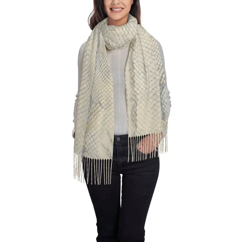 snakeskin pattern new model Scarf Cashmere Woman Wool Ladies Scarf Warm Scarf Women's Winter Scarves Autumn