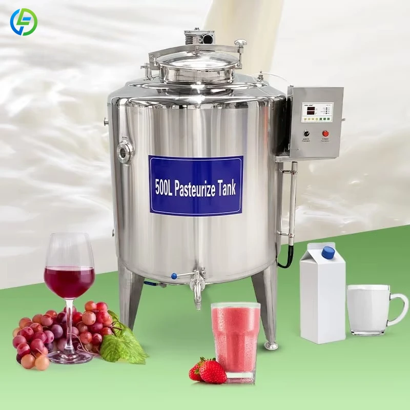 FL Factory Price Industrial Milk Cold Pasteurized Mini Flash Pasteurization Machine liquid Egg Vat Pasteurizer Customized