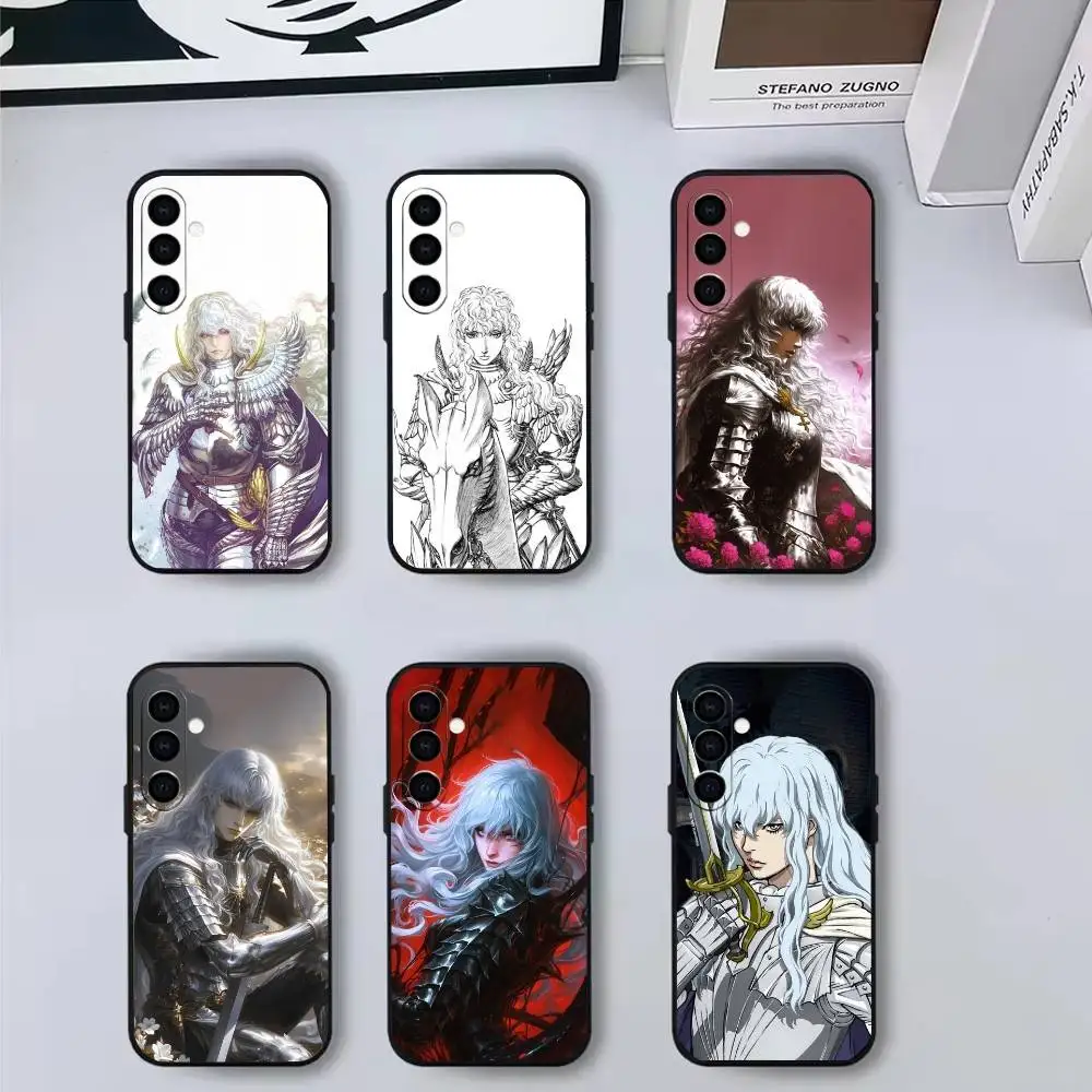 

Handsome G-Griffith B-BerserkS Phone Case Black Silicone Soft For Samsung Galaxy A73,A72,A71,A70,A53,A52,A51