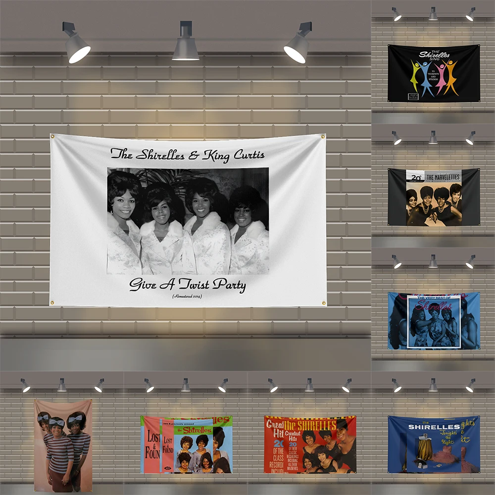 

3x5 Ft T-The-Shirelless Heavy Metal Band Flag Rock Music Wall Banner for Bedroom Studio Bar Concert Outdoor Decor