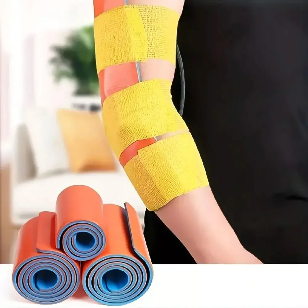 

1pc Medical First Aid Fixation Bandage Portable Emergency Fracture Rescue Protection Splint First Aid Wrapping Bandage Roll