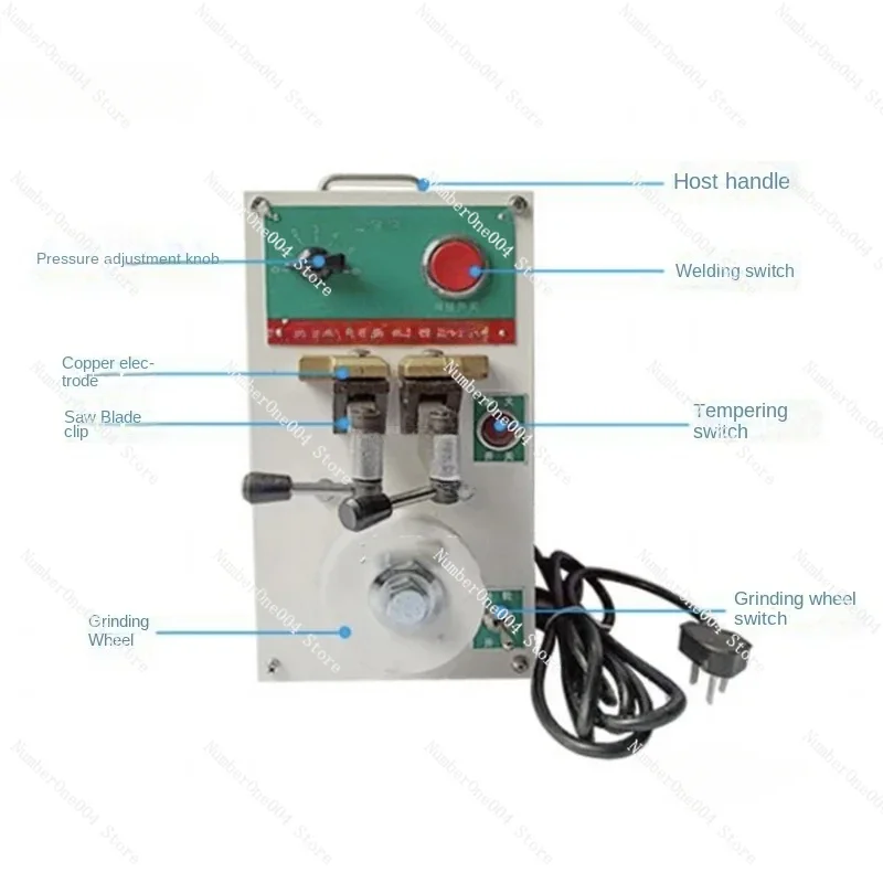 UN-2 2000W Welding Machine Mini Butt Welders With Tempering For Band Saw Blade Metal Strip Metal Steel Strip Butt Welders tools