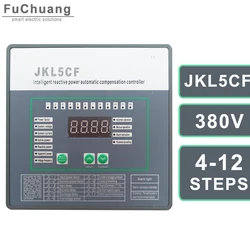 JKL5CF regolatore di compensazione della potenza reattiva 4/6/8/10/12 passaggi universale 380VAC 50/60Hz utilizzato per il dispositivo di compensazione del condensatore