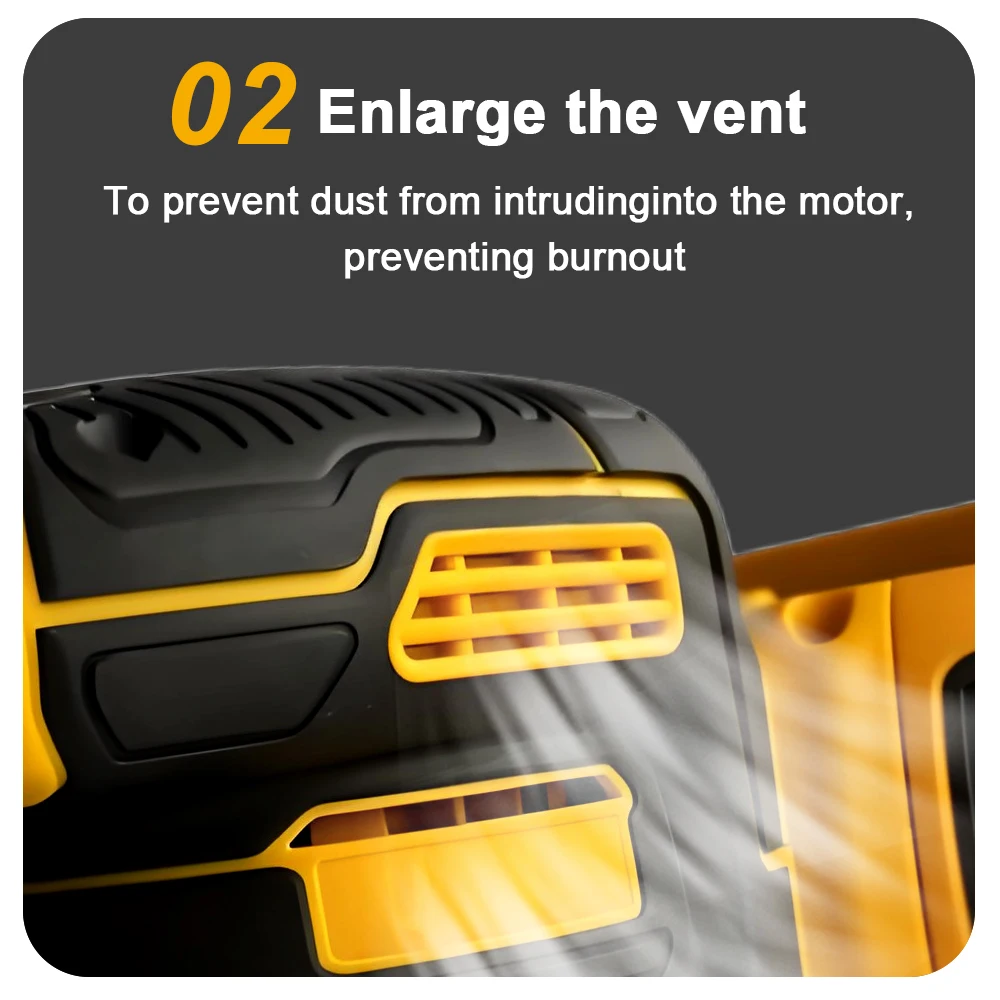 21v lixadeira elétrica sem escova mini lixadeira de cinto portátil de alta potência recarregável polidor de íon de lítio lixadeira circular sem fio