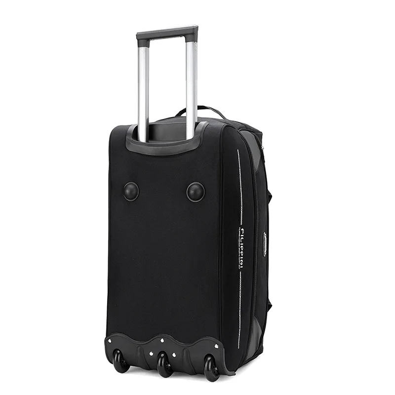 Large capacity Rolling Luggage Trolley Bag with Wheels Wheeled bag Travel Suitcase Boarding Bag Oxford waterproof Luggage Bag