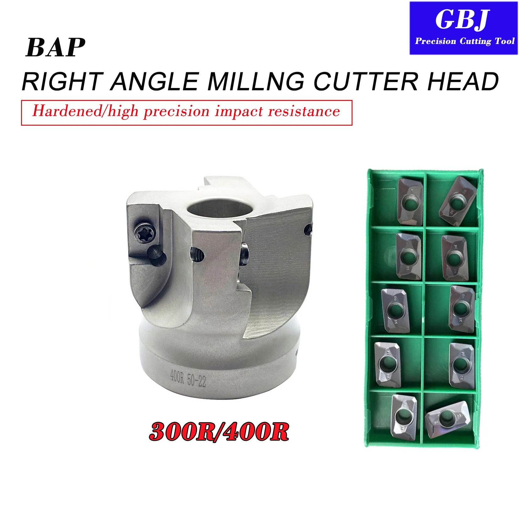 BAP 300R 400R 40-22-4T 50-22-5T 63-22-5T for APKT / APMT1135 1604 right angle face mill cutter for CNC mill lathe