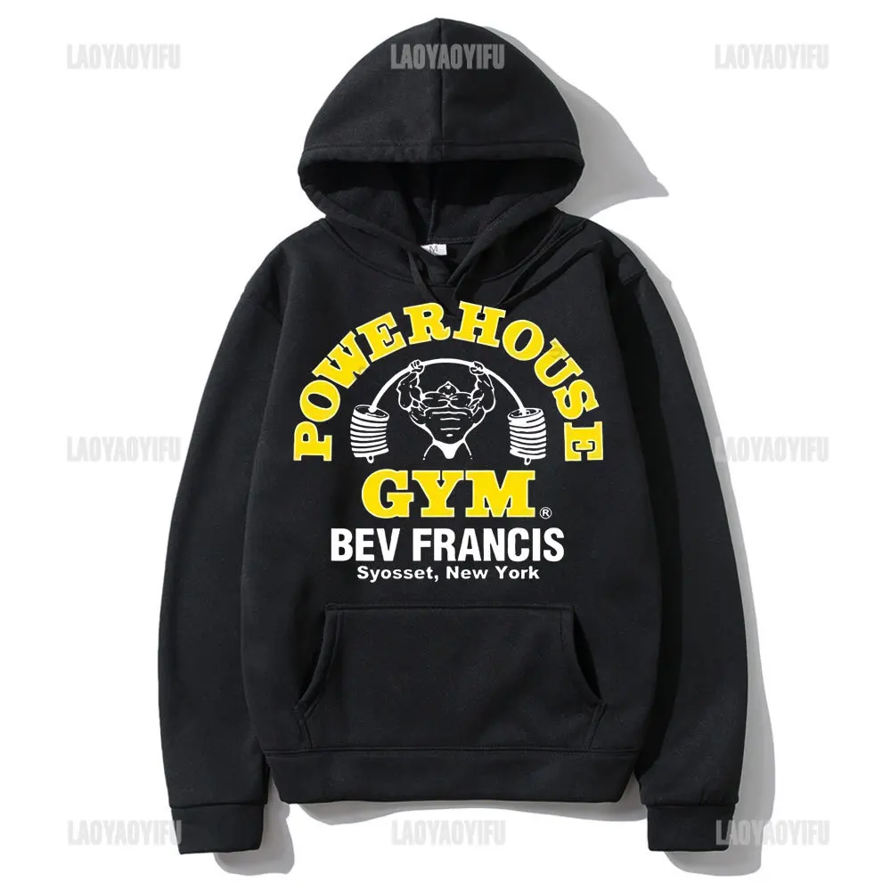 

Powerhouse Gym Harajuku Geek Funny Hoodie Men's Fashion EU Size Cotton Hoodies Clothes Men Women Oversized Loose Sweatshirt Tops