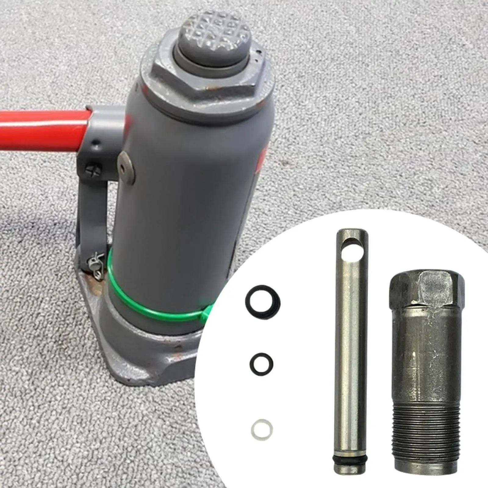 

Hydraulic Jack Oil Pump Cylinder Piston Plunger Replacement Accessory for 5T 20T Vertical Jack Vehicle Repair