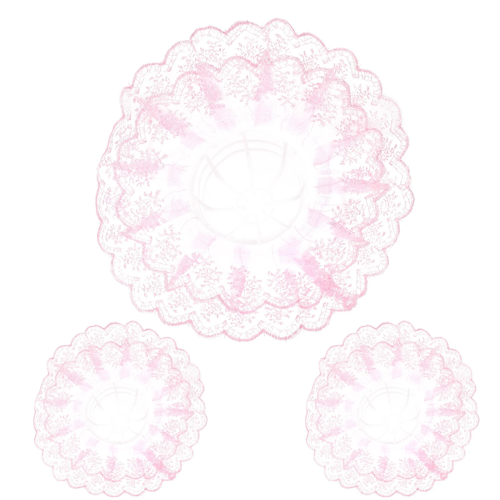 

3Sets Wedding Bouquet Holder for DIY Artificial Flowers Bridal Floral Handle Lace Collar Decor Bouquet Arrangement Tool Supplies