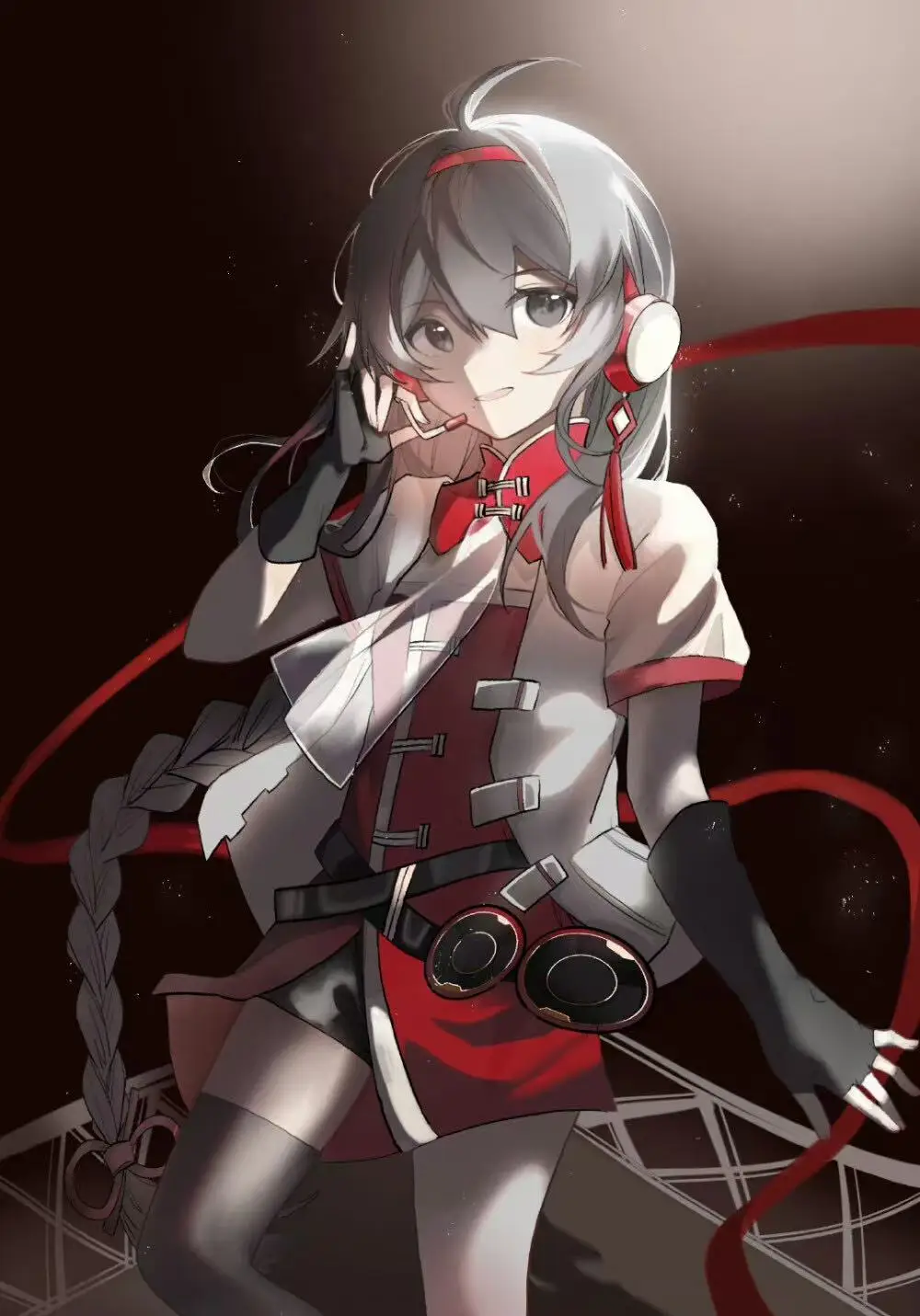 

Cosplay costume the virtual idol Yuezheng Ling V3 official costume, a full set of anime clothing for Halloween and Christmas