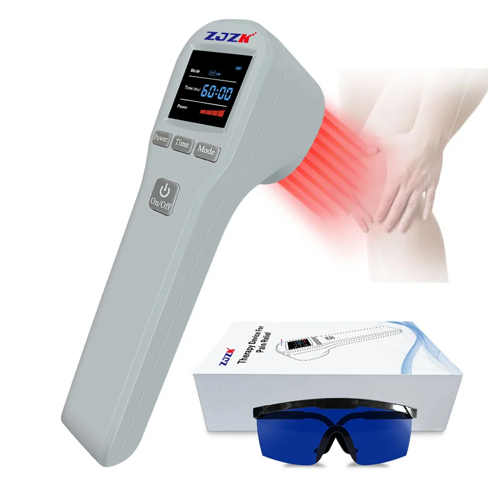 

Laser Pain Therapy Back Pain Relief Cold Laser Therapy Device for Arthritis Wound Healing With 20 Diodes 4x808nm 16x650nm 880mW