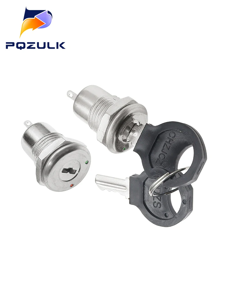 AliExpress PQZULK 2PCS 2 Wires Ignition Switch with 2 Keys On-Off Lock for Electrical Scooter ATV Pocket Bikes Motorcycle Motorbike ATV Quad Bike