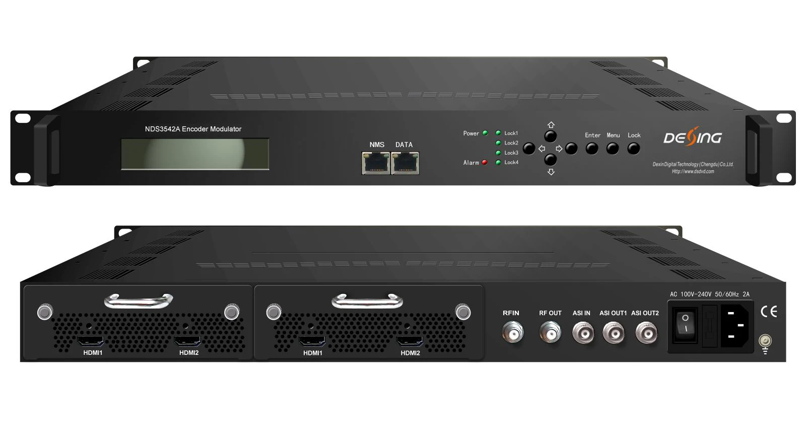 NDS3542A MPEG 2 MPEG 4 HDMI to ATSC-T Encoder Modulator