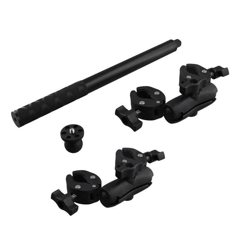 

VO-For Insta360 One X2 DJI Motorcycle Bicycle Panoramic Selfie Stick Monopod Mount Handlebar Bracket For Gopro Accessory