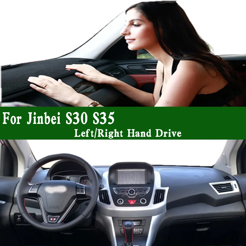 

For Jinbei S35 S30 Accessories Dashmat Dashboard Cover Instrument Panel Protective Pad Anti-Dirt Proof Dash Mat