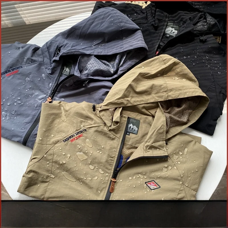 

Уличная функциональная мужская съемная кепка с капюшоном, модная осенне-весенняя кепка-стойка с застежкой-молнией Long Sve Youth Faion