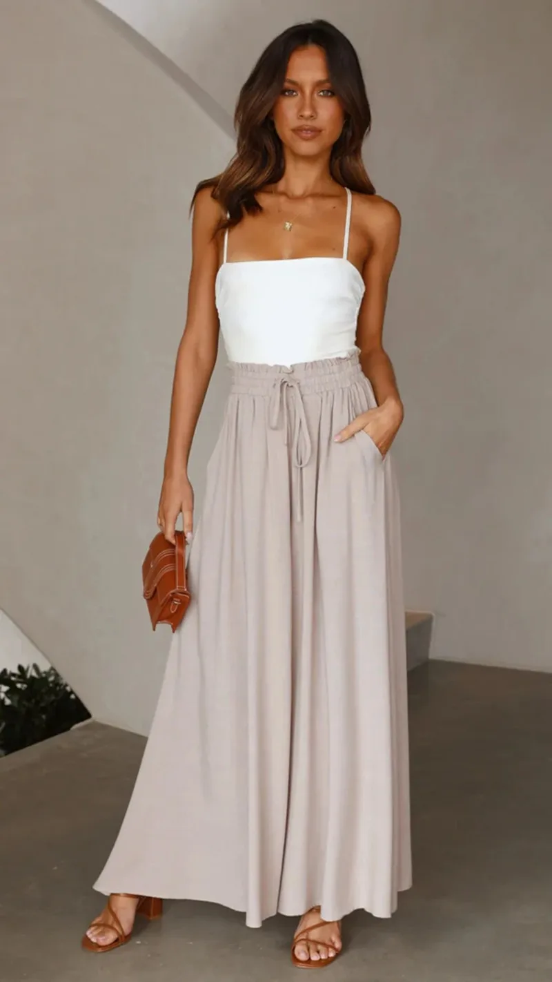 2025 Casual Wide-leg Best-selling Loose Casual Fashion Trousers for Women