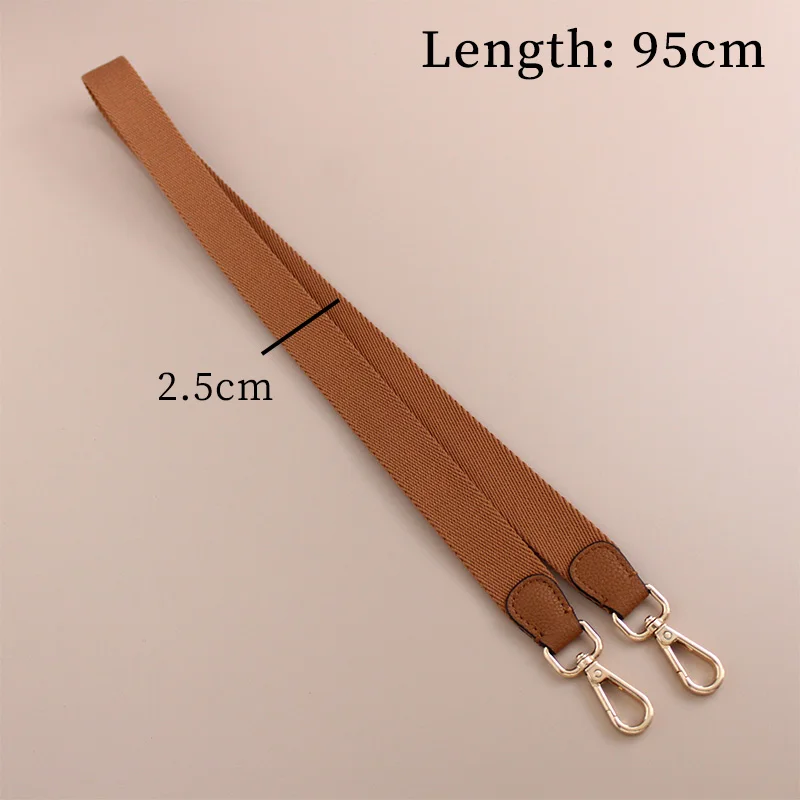 TINBERON-correas de lona de 95cm para bolso de mujer, repuesto para bandolera, accesorios de 2,5 cm de ancho