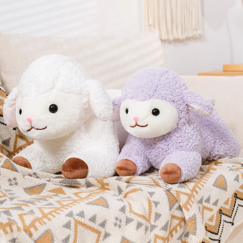 

40/50cm Cute Lying Sheep Plush Toys Kawaii Animal Alpacasso Dolls Stuffed Soft Pillow for Children Girls Birthday Xmas Gifts