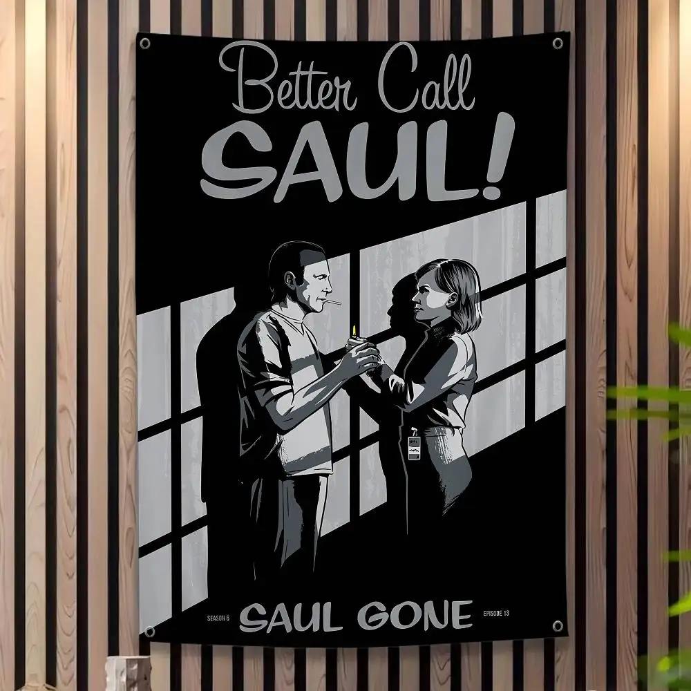 Better Call Saul, kleines Cheerleading-Banner, handgezogene Flagge, Outdoor-Atmosphären-Flaggen