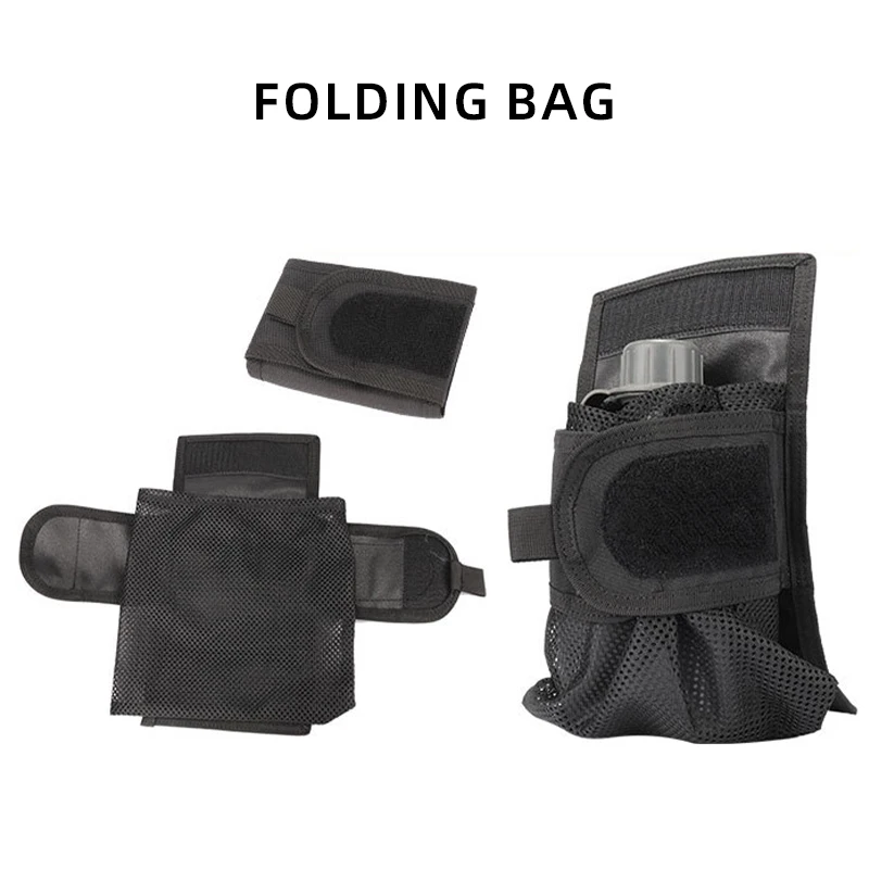 Adjustable Tactical Belt with Detachable Pouch Quick Release Buckle for Outdoor Activities