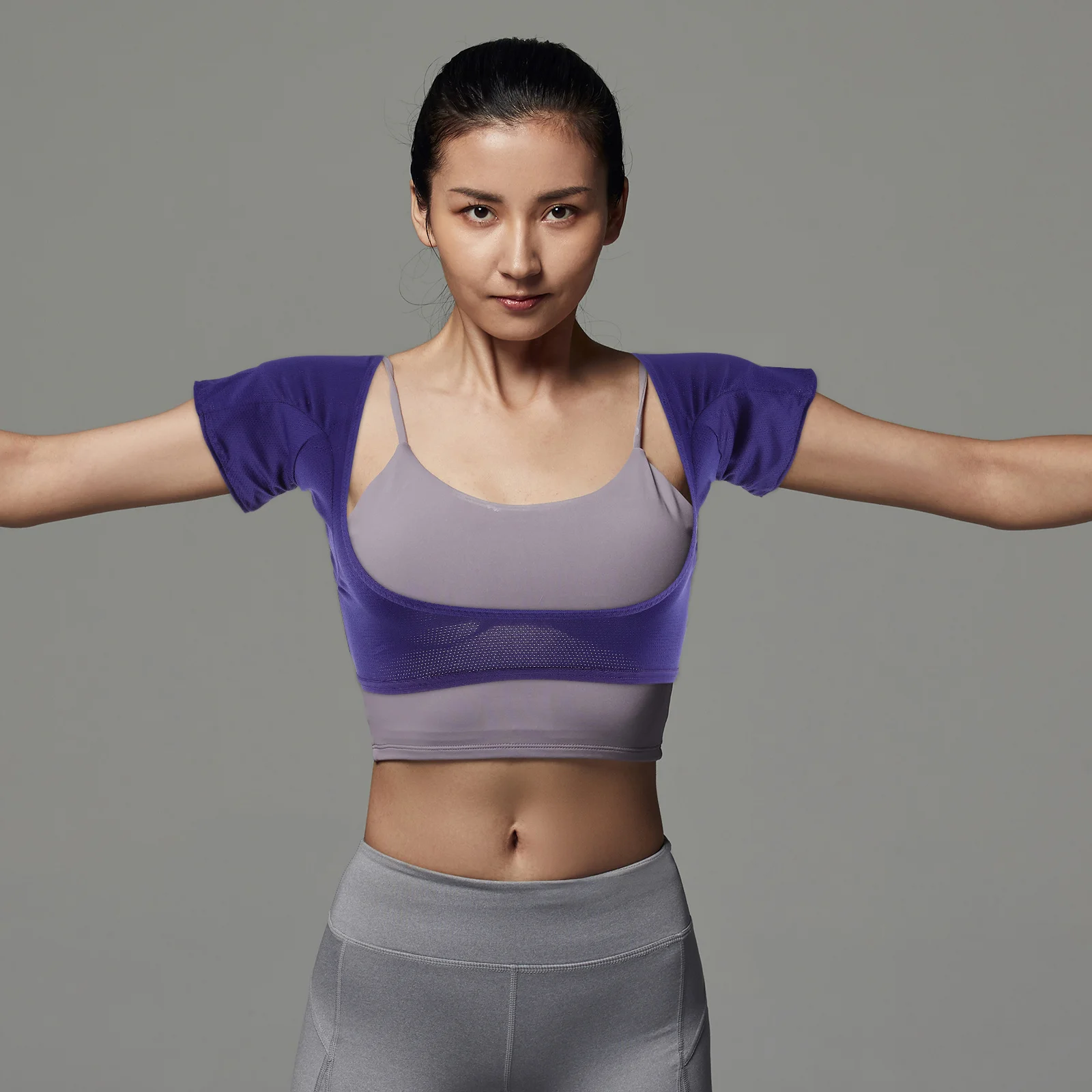 

Vest Underarm Sweat Pads Breathable Mesh Sweat Absorbing Pads for Women Daily Wear Workouts Running Quick Drying Sweatproof