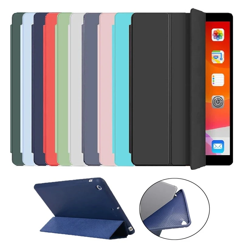 P+ PU Smart Case Stand Magnetic Cover For iPad 10th 9/8/7/6/5th Air 5/4 10.9 Pro 11
