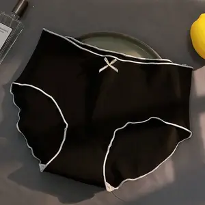 فرودي الحرير المضادة للبكتيريا سراويل غير ملحومة للنساء مثلث سراويل منخفضة الخصر سراويل مريحة سراويل داخلية مثير للفتيات 3 قطع أفضل 8 سراويل داخلية نسائية رائعة مبيعا - No8