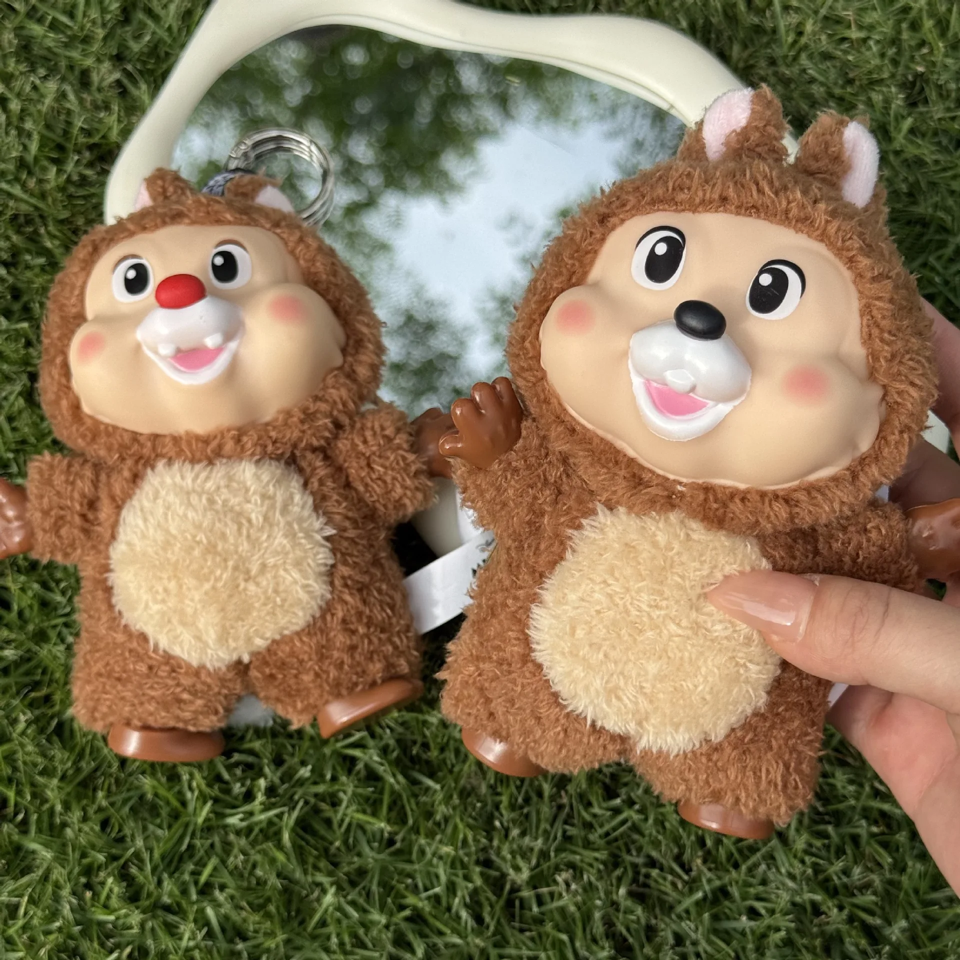 Figurki Disneya, akcesoria, zabawki, rodzina Myszki Miki, anime, Myszka Miki, Minnie, breloczek, urocza para, pudełko, lalka, ozdoba, dekoracja torby, prezent