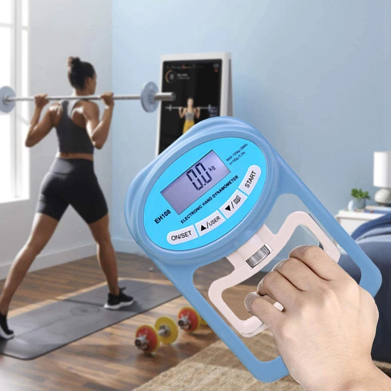 1 Pcs Hand Dynamometer Hand Dynamometer Grip Meter Electronic Measurement 265 Lbs Hand Strength