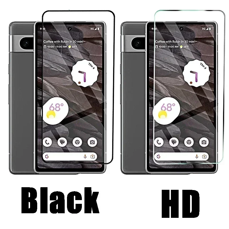4-1Pcs Tempered Glass on For Google 7A 6a 5a 4a 5g 8 Pro Screen Protector Glass for Pixel 7 6 5 4 A Safety Protective Glass Film image 3