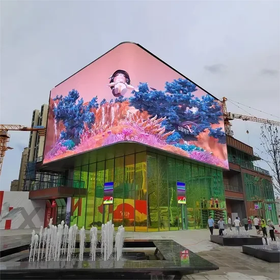 Custom Weatherproof Outdoor LED DisplayP6 Outdoor L-Shaped RGB 3D Screen Video Display For Advertising