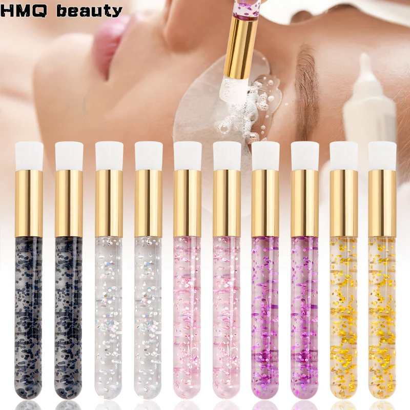 2 個まつげクリーニングブラシラッシュシャンプーブラシ鼻毛穴にきび除去ディープブラシまつげエクステンションメイクアップツール