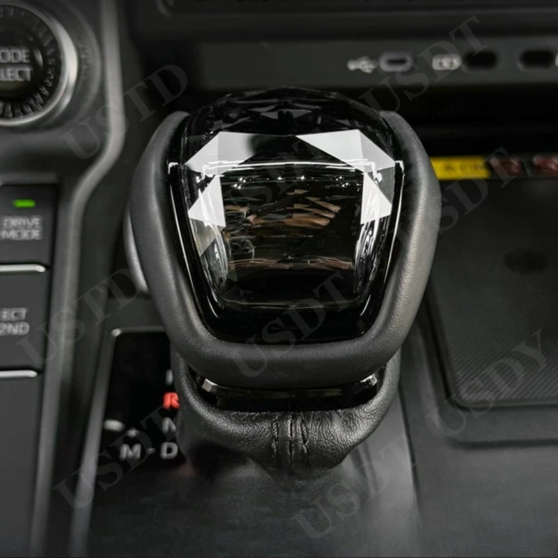 Modified Crystal Handle Cover Gear Shifter Knob Car Accessories Fit for Toyota Land Cruiser 250 Prado LC250 2024 2025