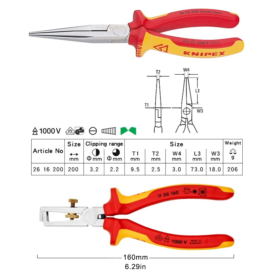 KNIPEX 4PCS \