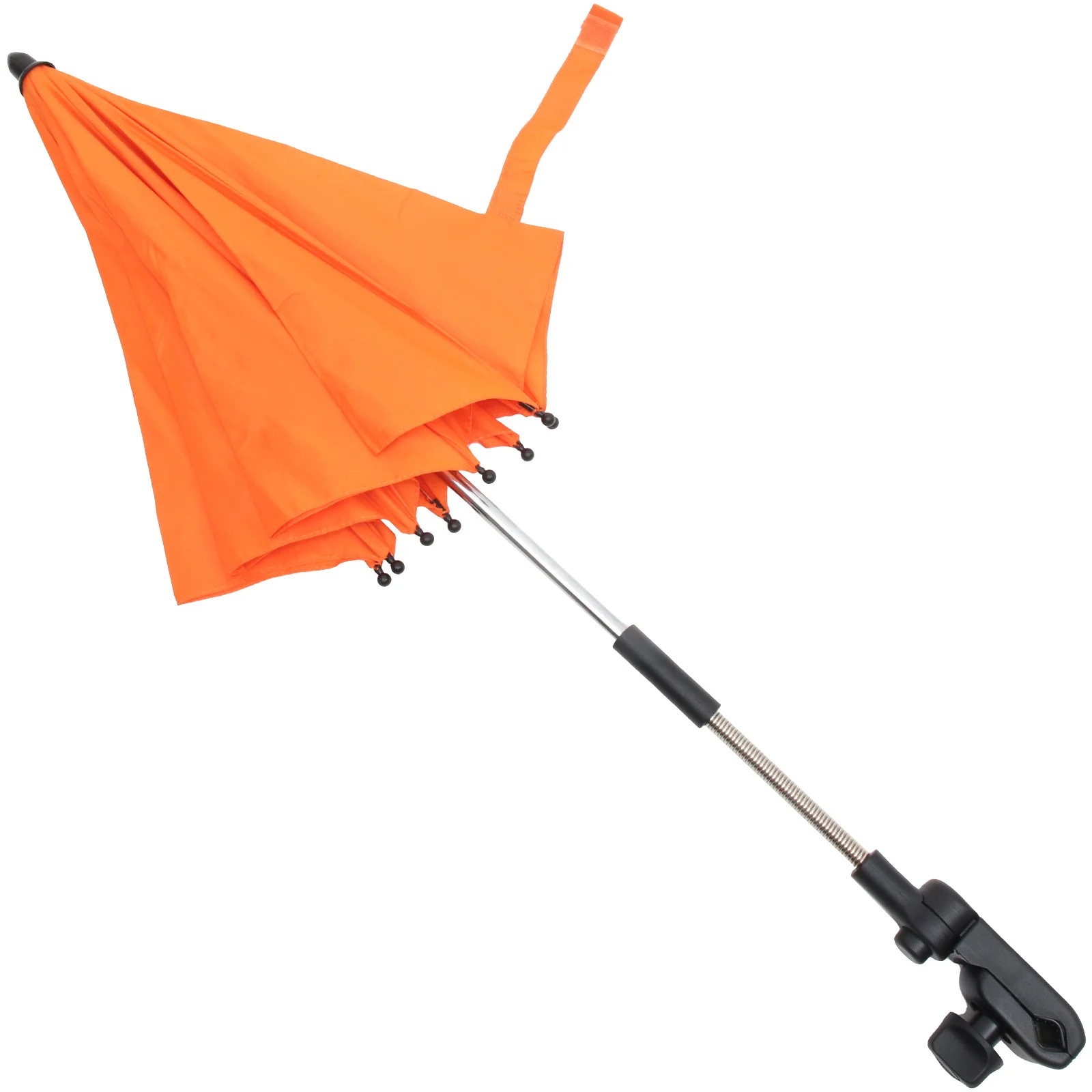 Adjustable Pram Umbrella Holder Strong Durable Uv Protection Clamp for Baby Stroller Wheelchair Bicycle Rain Sun Cover