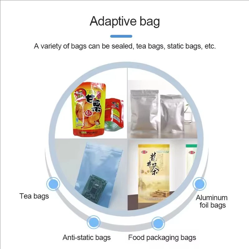 Automatic Small Tea Bag Sealing Machine for Aluminum Plastic Films - Commercial Edge Heat Sealing Packaging Equipment