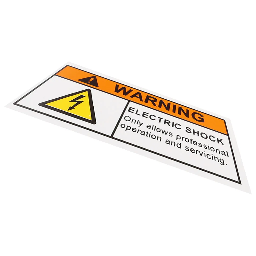 

High Voltage Warning Sticker Electrical Shock Self Adhesive Electrical Hazard Label Safety Sign for Maintenance