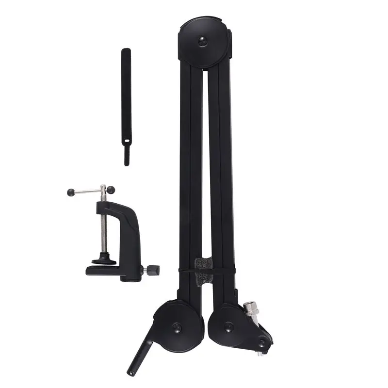 abjm-microphone-stand-heavy-duty-adjustable-mic-suspension-scissor-stand-for-voice-recording-style-a