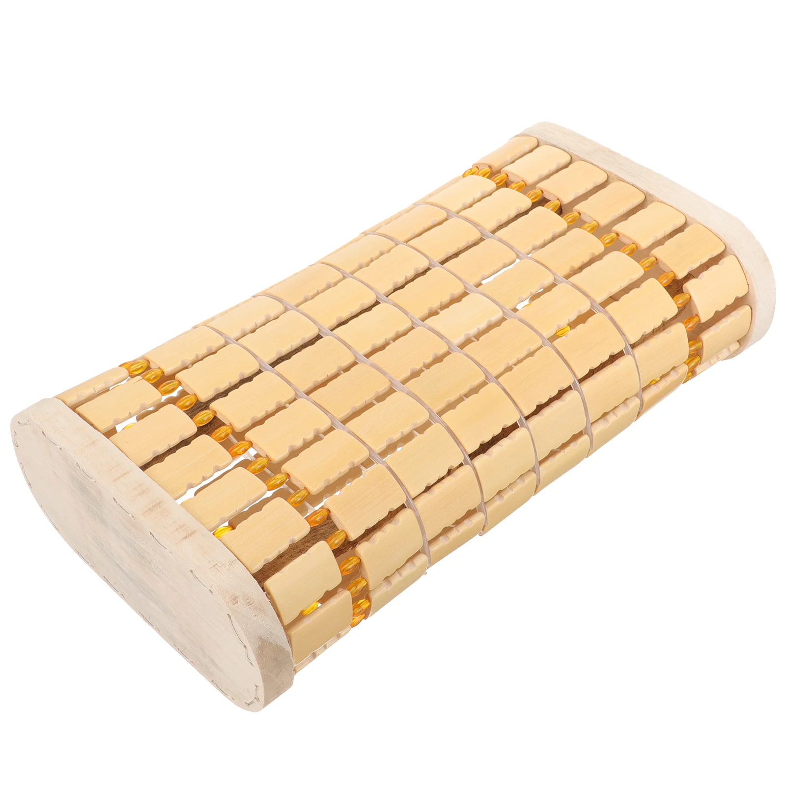 

Bamboo Pillow Handmade Sauna Square Pillows for Elderly Solid Wood Cooling Accessories Ergonomic Design